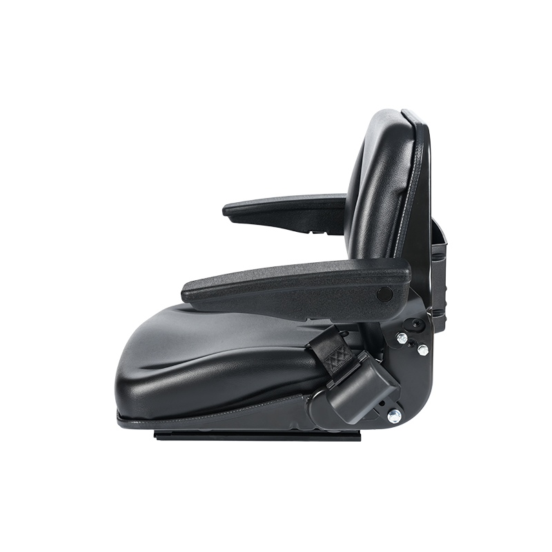 BF8-4 Odolné mechanické skladacie poľnohospodárske sedadlo pre poľnohospodárske vysokozdvižné vozíky s nastavením hmotnosti 