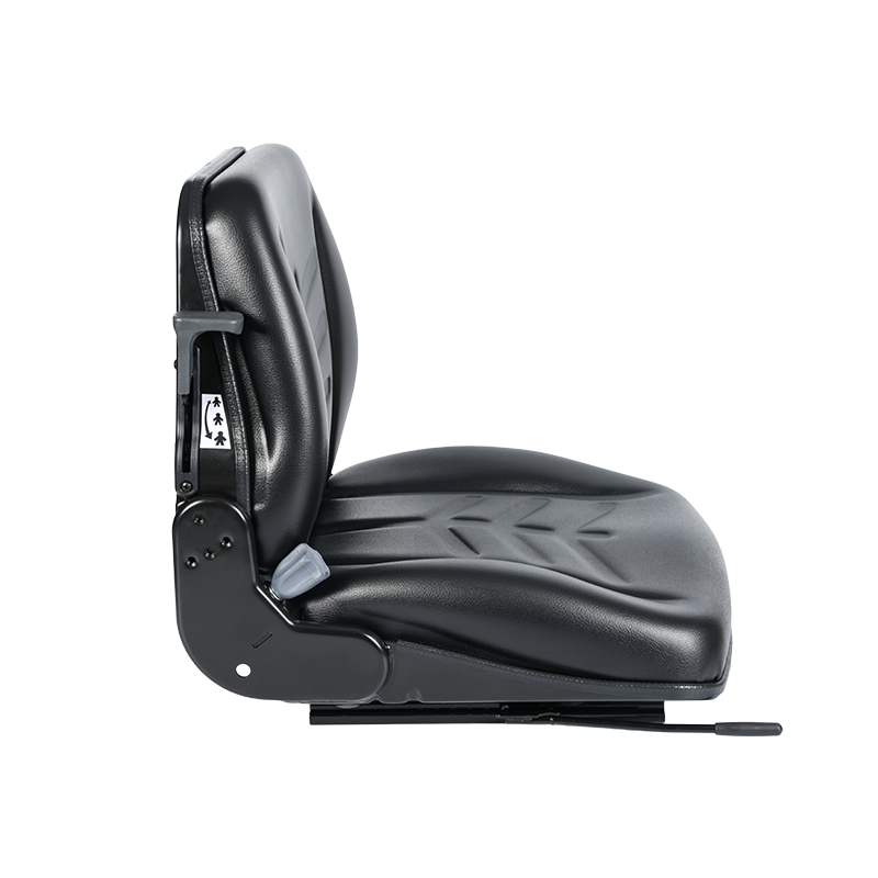 BF8-4 Spoľahlivé poloodpružené sedadlo pre letiskové ťahače s mechanickým odpružením a 15° operadlom